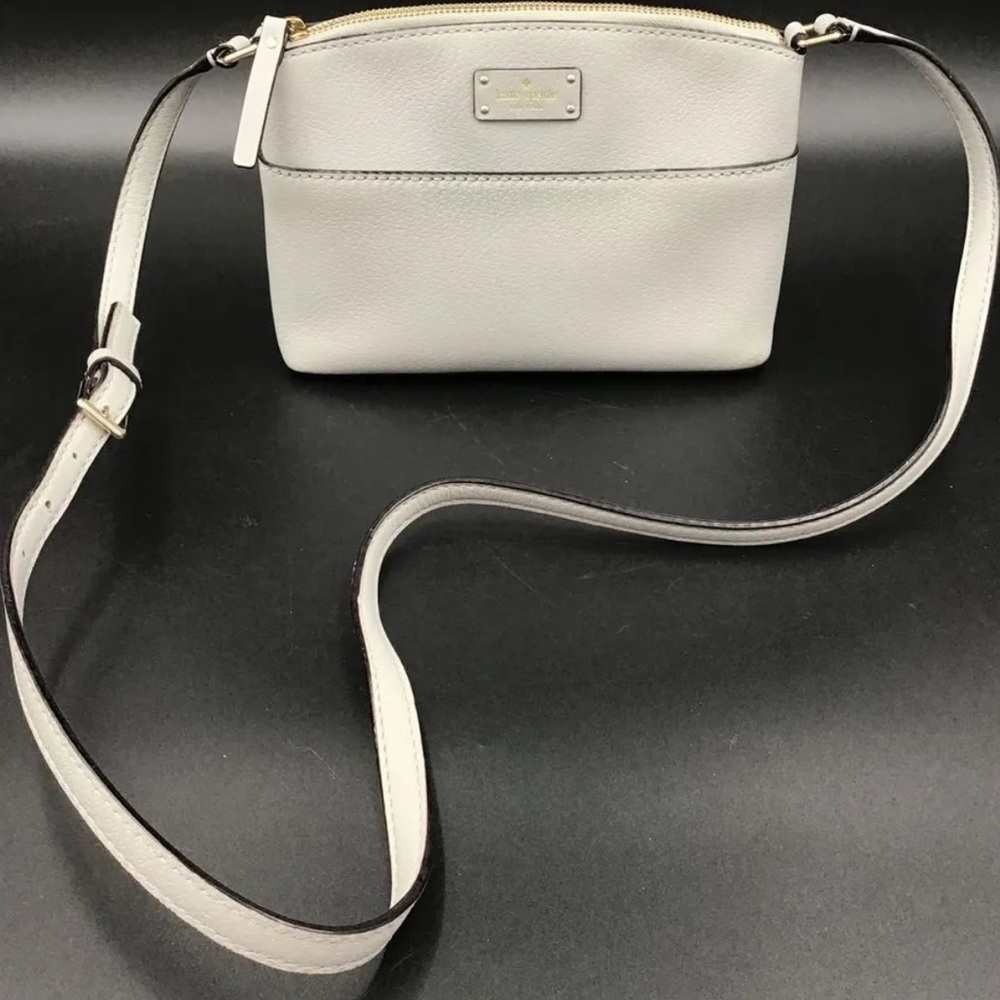 Kate Spade Women's Grove Street Millie WKRU4194 Taupe Leather Crossbody Bag